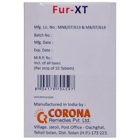 fur xt tablet 15's